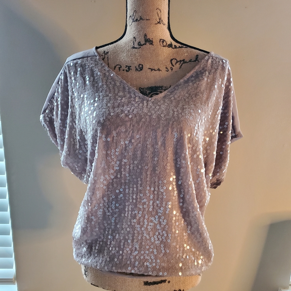 Express Sequins Tops
